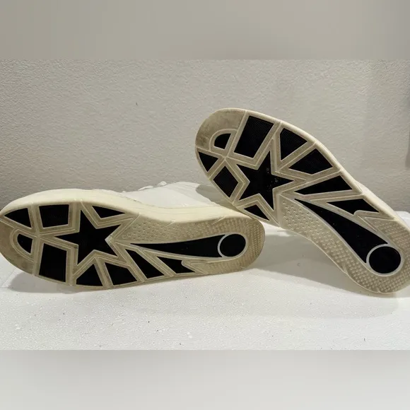 Jimmy Choo Cash leather unisex low trainers