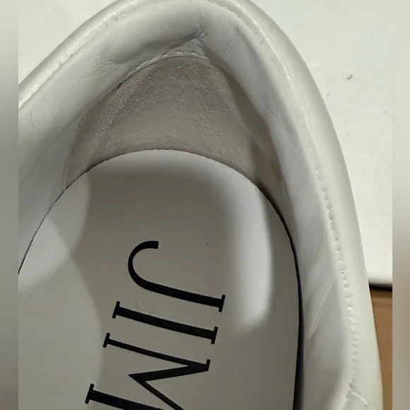 Jimmy Choo Cash leather unisex low trainers