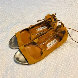 Jimmy choo leather flats