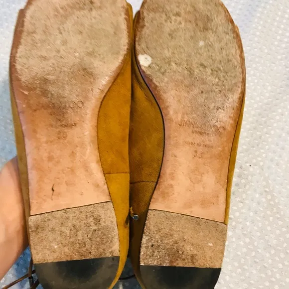 Jimmy choo leather flats