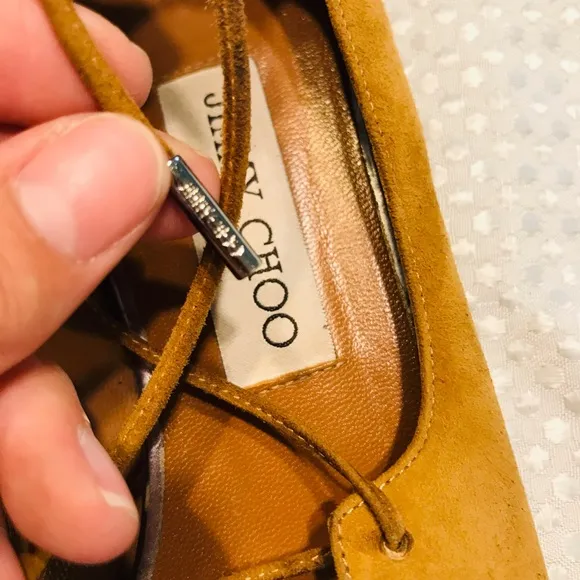 Jimmy choo leather flats