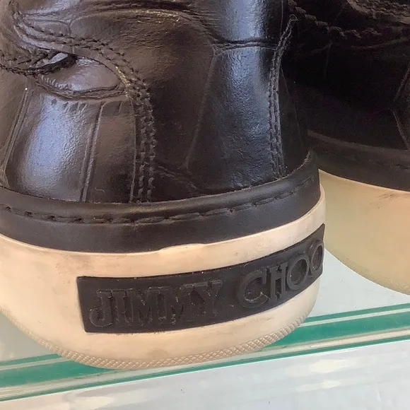 Jimmy Choo leather sneakers