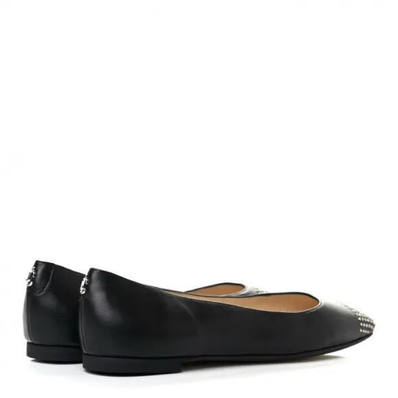 Jimmy Choo Nappa Studded Davia Flat 37.5 🖤🖤🖤