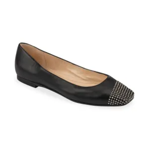 Jimmy Choo Nappa Studded Davia Flat 37.5 🖤🖤🖤