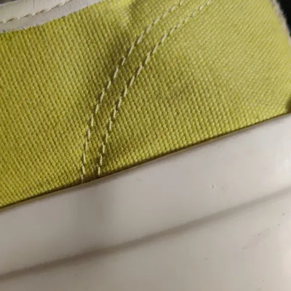 Jimmy Choo Palma Maxi Yellow Canvas Trainers Size 37.5 (7.5)