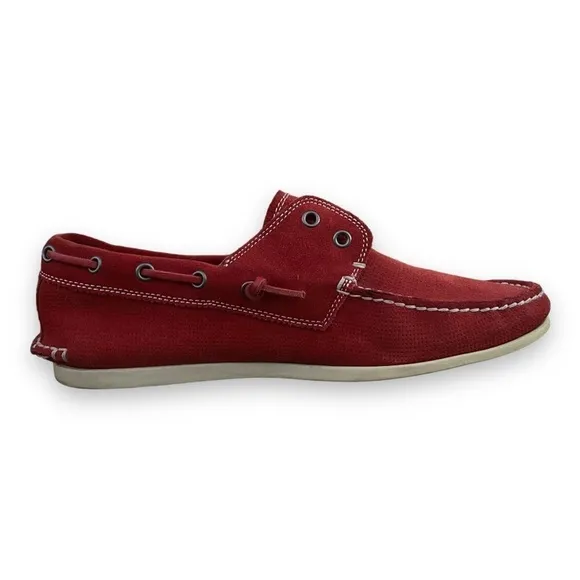 *John Varvatos Schooner Men's Suede Boat Shoes US 11