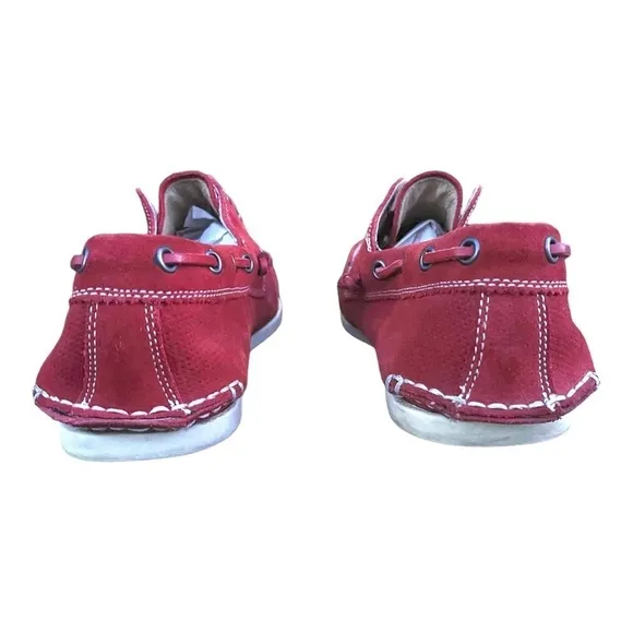 *John Varvatos Schooner Men's Suede Boat Shoes US 11
