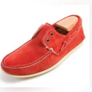 *John Varvatos Schooner Men's Suede Boat Shoes US 11