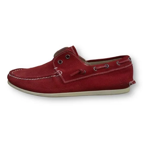 *John Varvatos Schooner Men's Suede Boat Shoes US 11