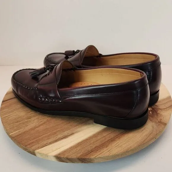 Johnston &amp; Murphy Men's Hayes Tassel 15-1094 Burgundy Size 11 M