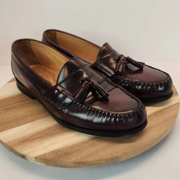 Johnston &amp; Murphy Men's Hayes Tassel 15-1094 Burgundy Size 11 M