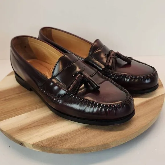 Johnston &amp; Murphy Men's Hayes Tassel 15-1094 Burgundy Size 11 M