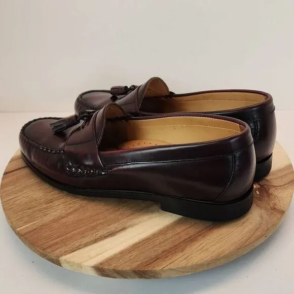 Johnston &amp; Murphy Men's Hayes Tassel 15-1094 Burgundy Size 11 M
