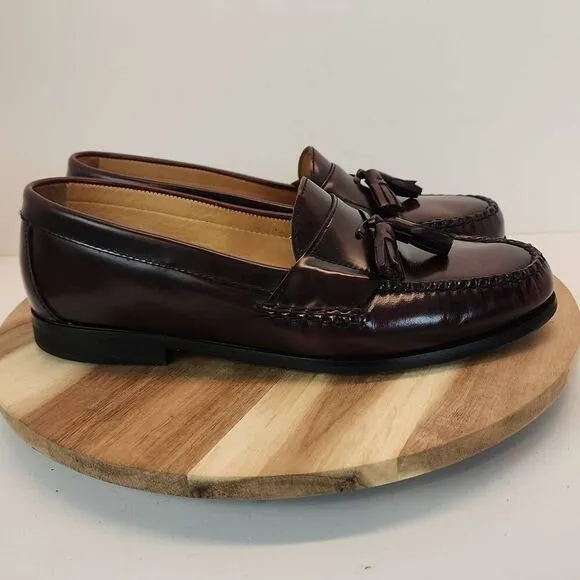 Johnston &amp; Murphy Men's Hayes Tassel 15-1094 Burgundy Size 11 M