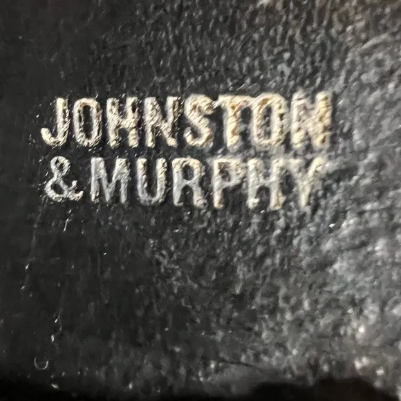 Johnston Murphy Black Riding boot with silver zipper Women’s Flat heel