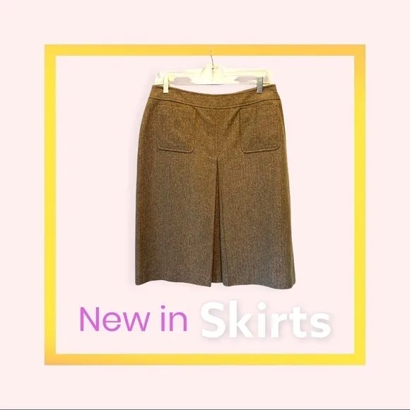 Jones New York, women’s Wool Blend A-line tweed  skirt size 12