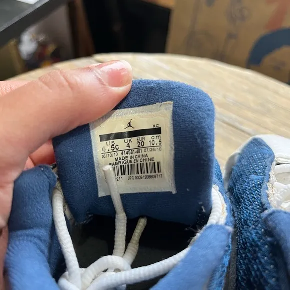 Jordan 13 Retro Navy Kid/baby Shoes 4.5C