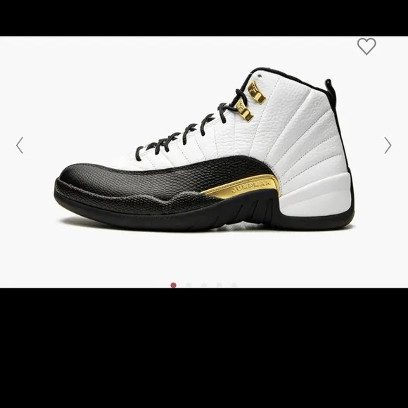 Jordan White and Black Sneakers High-Top Design