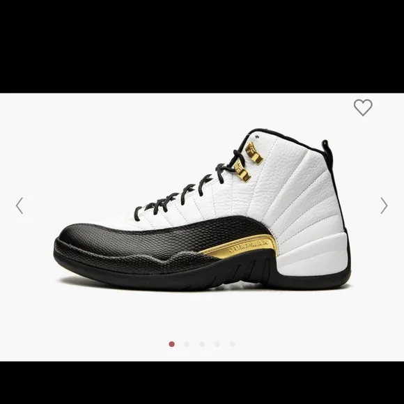Jordan White and Black Sneakers High-Top Design