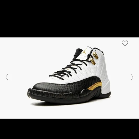 Jordan White and Black Sneakers High-Top Design