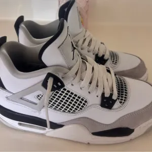 Jordan White and Gray Sneakers with Air Unit