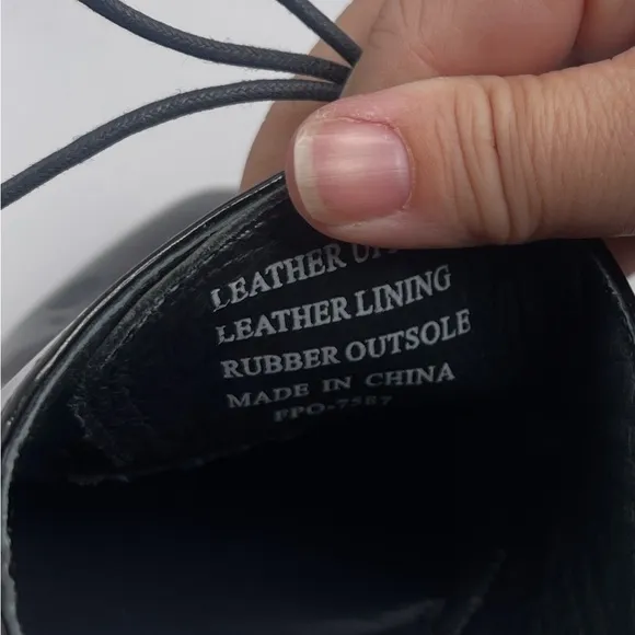 Jos. A. Bank Black Oxford Shoes Sleek Polished Leather