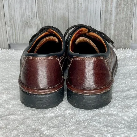 Josef Seibel Men's Brown Leather Shoes Size 41 / US 8