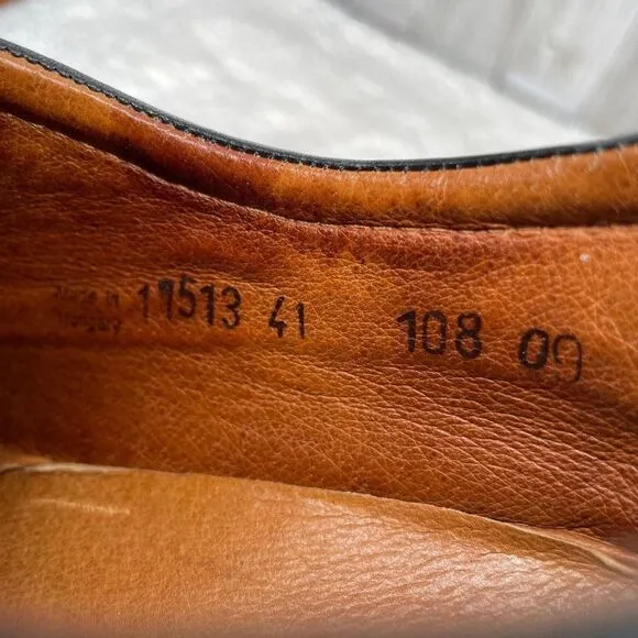 Josef Seibel Men's Brown Leather Shoes Size 41 / US 8