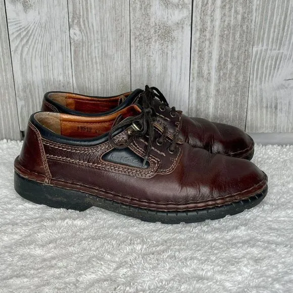 Josef Seibel Men's Brown Leather Shoes Size 41 / US 8