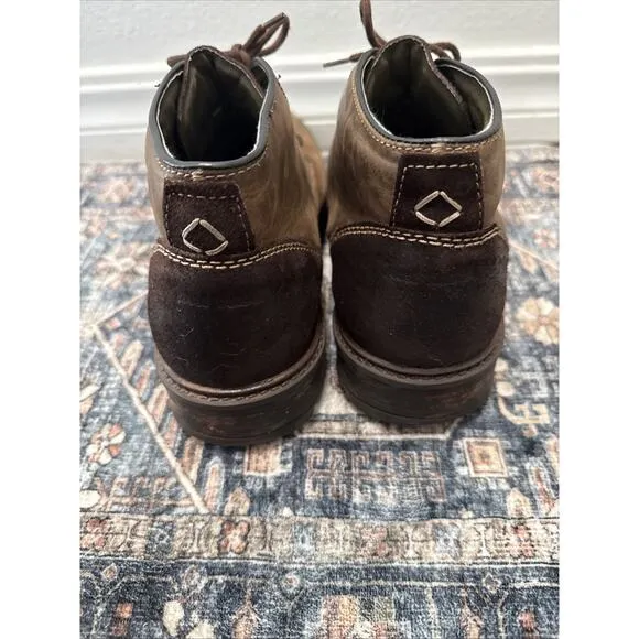 Josef Seibel Oscar Chukka Boot, Brown Leather, Men's 45 US 11