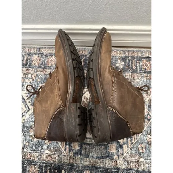 Josef Seibel Oscar Chukka Boot, Brown Leather, Men's 45 US 11