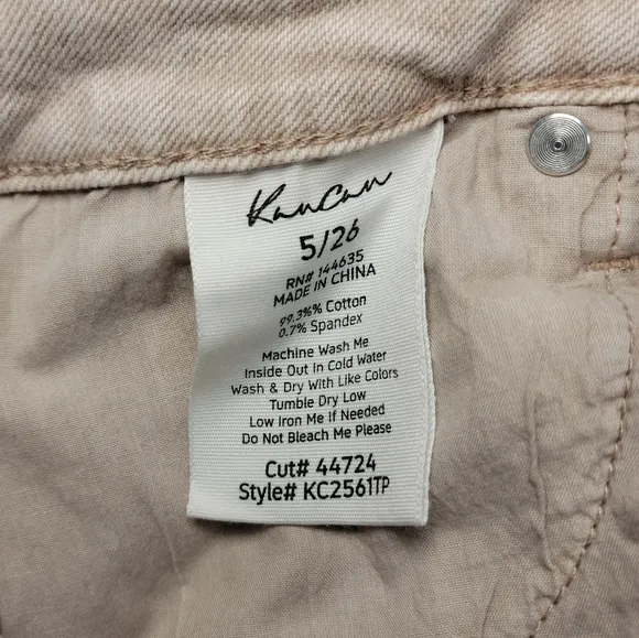 KanCan Nora High Rise Modest Bermuda Shorts Size 5/26