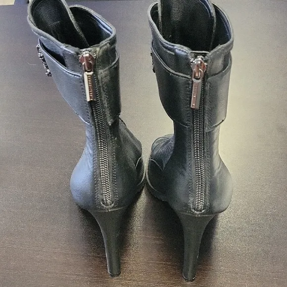 Karl Lagerfeld Elegant Black Women's Heeled Boots