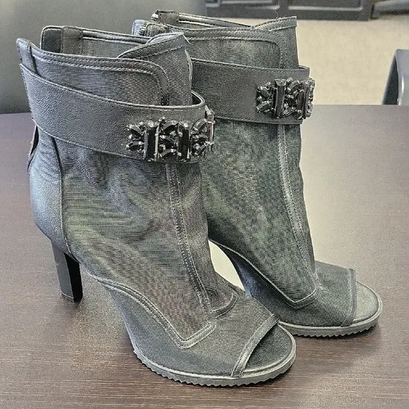 Karl Lagerfeld Elegant Black Women's Heeled Boots