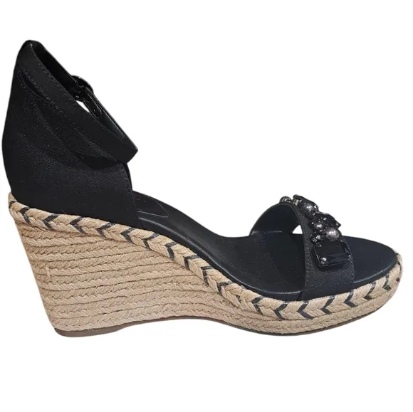 KARL LAGERFELD PARIS Women'sBlack Wedges - Sz 8.5. NWOT