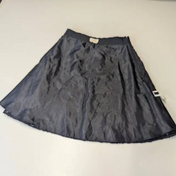 Kate Spade Bloom Flower Lace Skirt Black Size 4