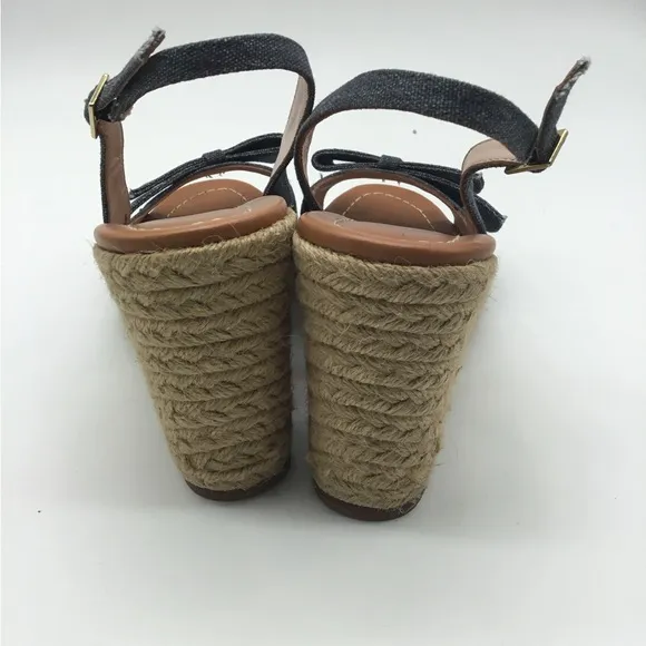 Kate Spade Boardwalk Denim Espadrille Wedges