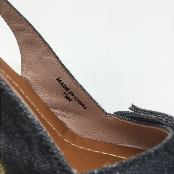 Kate Spade Boardwalk Denim Espadrille Wedges