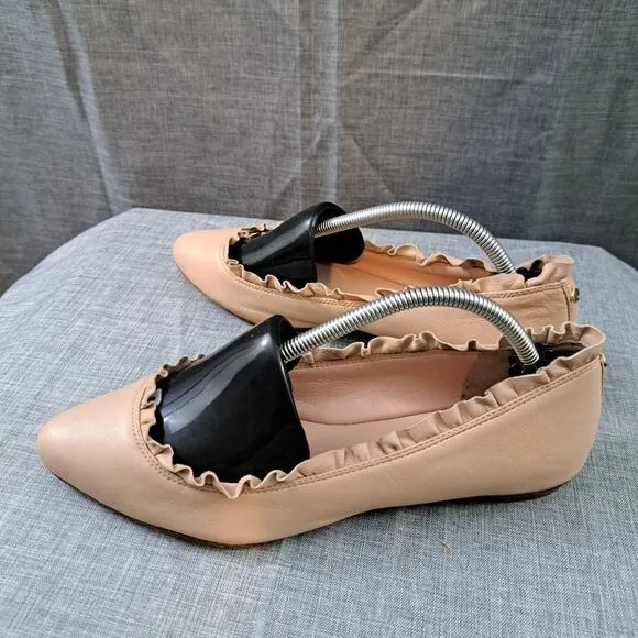 Kate Spade Leather Flats Sz 6.5 New York