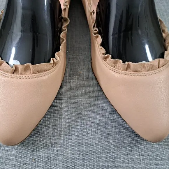 Kate Spade Leather Flats Sz 6.5 New York