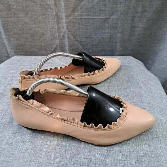 Kate Spade Leather Flats Sz 6.5 New York