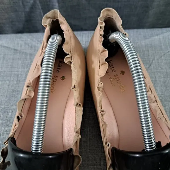 Kate Spade Leather Flats Sz 6.5 New York