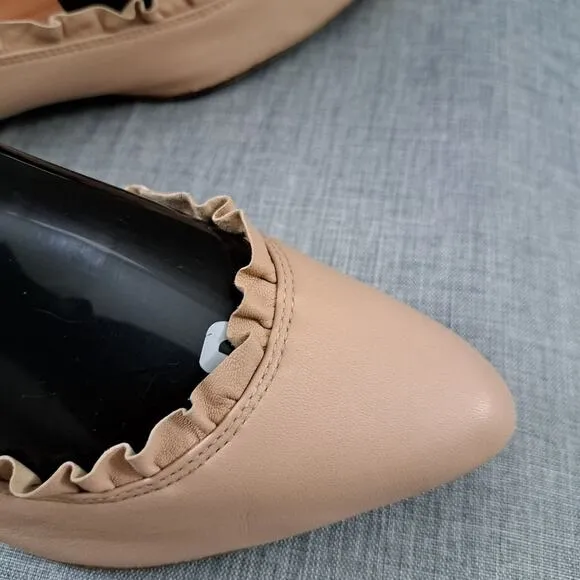 Kate Spade Leather Flats Sz 6.5 New York