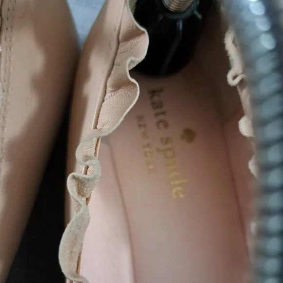 Kate Spade Leather Flats Sz 6.5 New York