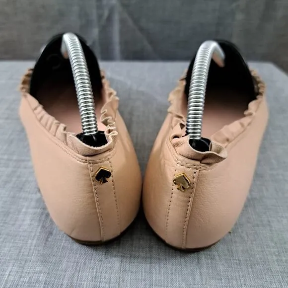 Kate Spade Leather Flats Sz 6.5 New York