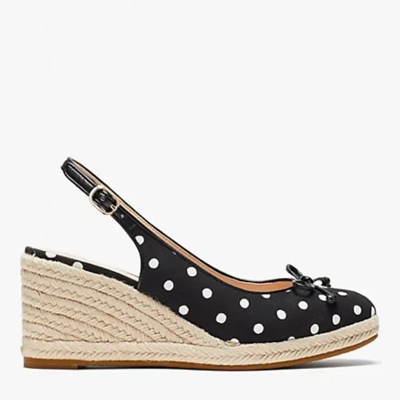 Kate Spade  New York  NWT Women's Panama Nights  Slingback Espadrille Wedge