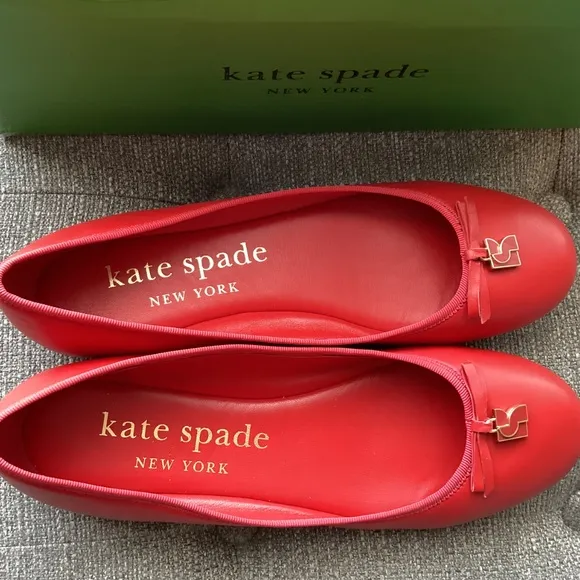 kate spade new york Women's Dakota Charm Ballet Flats, size 9