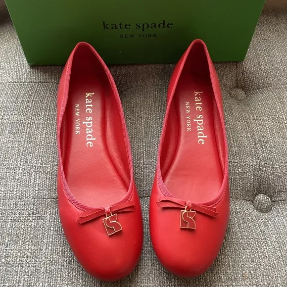 kate spade new york Women's Dakota Charm Ballet Flats, size 9