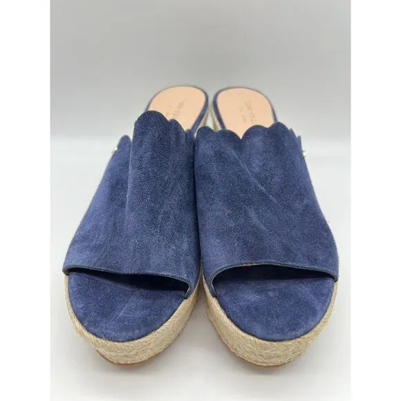 Kate Spade Toby Wedges Women's Espadrille Blue Sandal Size 9📦