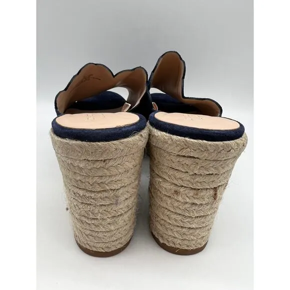 Kate Spade Toby Wedges Women's Espadrille Blue Sandal Size 9📦